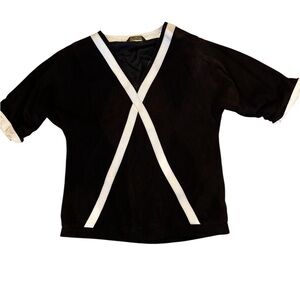 Sussex Drive fine leather and fine Swede jacket ,lined,in great condition size M